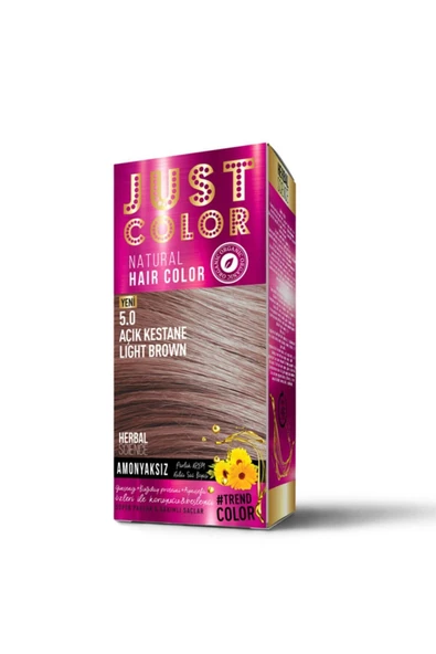 çaycup Herbal Scıence Organik Amonyaksız Saç Boyası Açık Kestane 5.0 ürün görseli 1