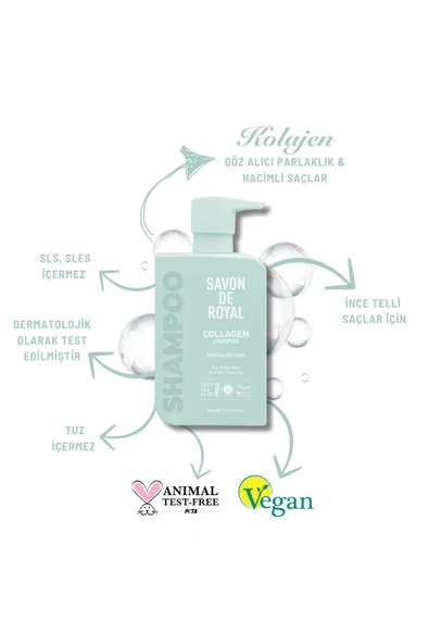 BOL Miracle Şampuan 500 ml | Ince Telli Saçlar | Canlandırıcı Etkili | Kolajen | Tuz Içermez - Resim 3