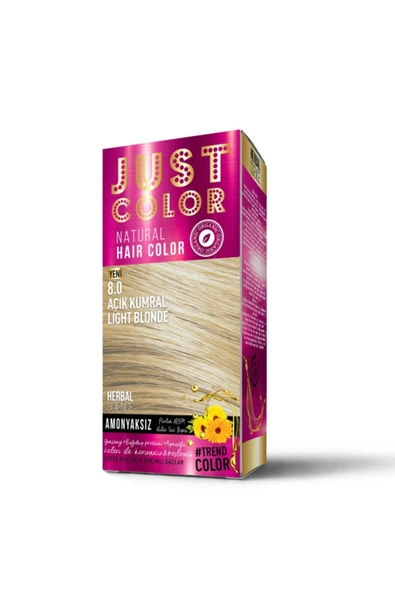 çaycup Herbal Scıence Organik Amonyaksız Saç Boyası Açık Kumral 8.0 ürün görseli 1