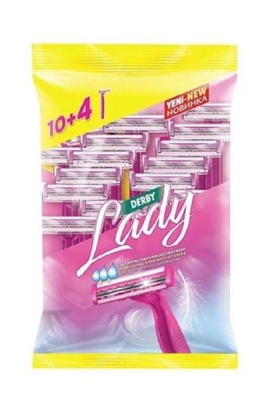 Derby Lady Çift Bıçaklı Jilet 14 Adet ürün görseli 1