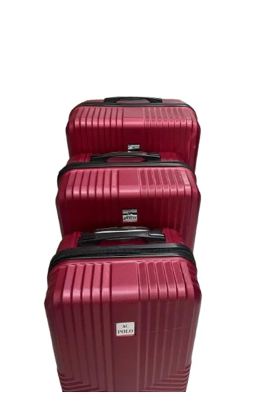 AC POLO 3 LÜ SET VALİZ (BÜYÜK ORTA KÜÇÜK) - Resim 2