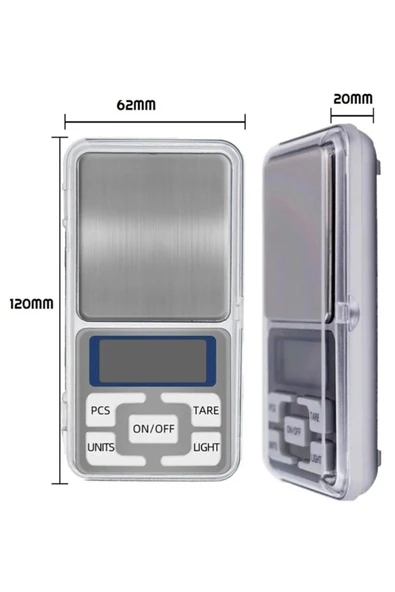 TAN EXPRESS Fuji Dijital Hassas Elektronik Kuyumcu Cep Terazisi Tartı 200 gr / 0.01 gr - Resim 2