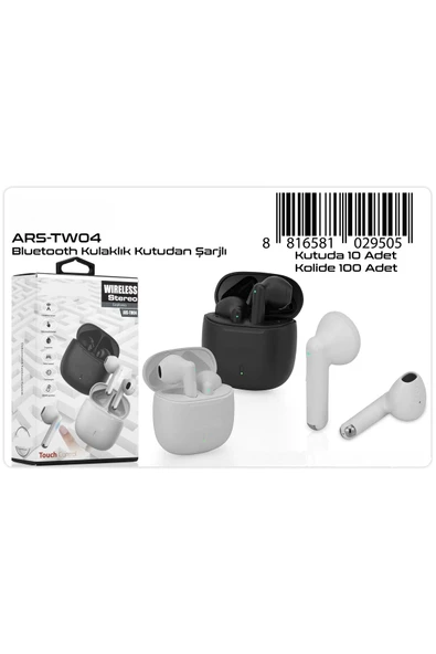 ExtremeGoodShop Ars-tw04 Kulakiçi Bluetooth Kablosuz Kulaklık ürün görseli
