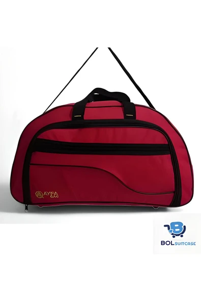 BOL SUİTCASE Unısex Havlu Kumaş Hostes Valiz Seyahat Tatil Spor Hastane Çok Gözlü El Ve Omuz Çantası büyük ürün görseli 1