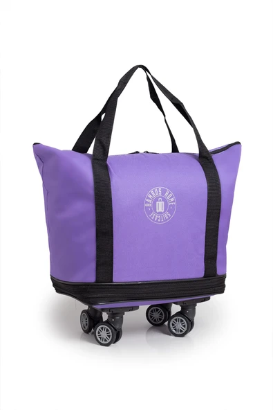 Valiz İki Körüklü Demonte Sessiz Tekerlekli Valiz/Çanta/Bavul - Resim 6