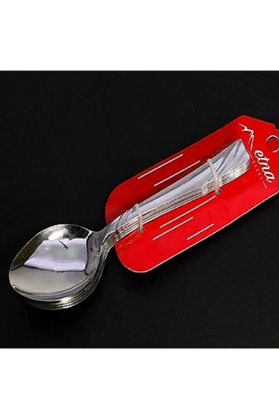 Etna Tatlı Kaşığı 6 Lı Set Paslanmaz Çelik ürün görseli 1