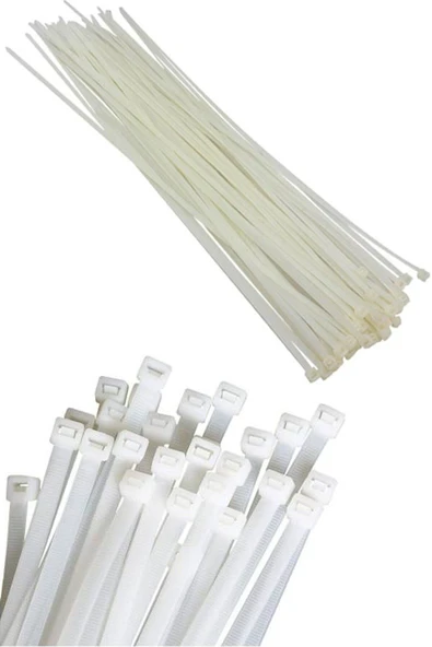 Markafox Zenith Plastik Kelepçe 1 Paket 100 Adet Cırt 3.6 X 370 Mm Uzunluk Kablo Bağı 1410 ürün görseli 1