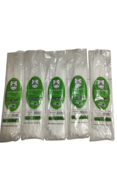 Hırdavatistan PLASTİK KELEPÇE BEYAZ 3,6 X 370 500 ADET ürün görseli 1