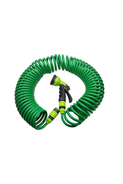 Meşem 15 Metre Bahçe Sulama Hortumu Ve 8 Fonksiyonlu Sulama Tabancası ürün görseli 1