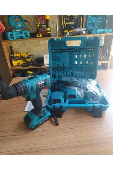 çaycup DawreekPro Dwe-cd 24 Porofesyonel Çelik Kasa Kömürüsüz Darbeli Şarjlı Matkap ürün görseli 1