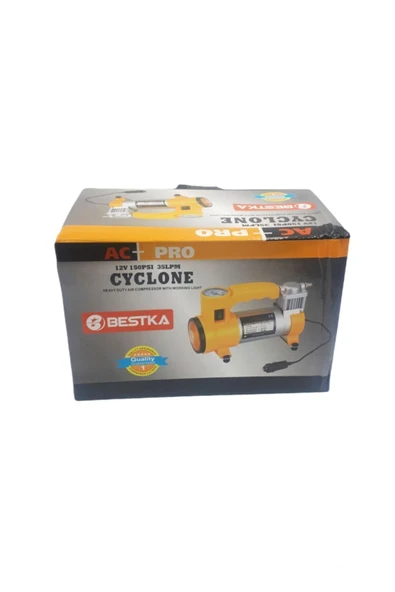 BESTKA Cyclone 35lpm 12v 150 Psı Araç Lastik Hava Kompresörü ürün görseli 1