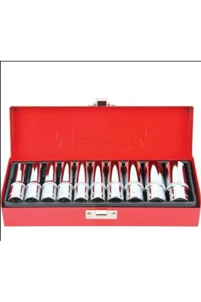 Meşem MEŞEM 041 UZUN LOKMA TAKIMI 10 PARÇA 3/8 ürün görseli 1