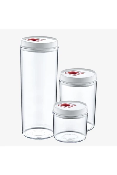 Holiday 3'lü Kuru Gıda Saklama Kabı Seti Kutulu ürün görseli 1