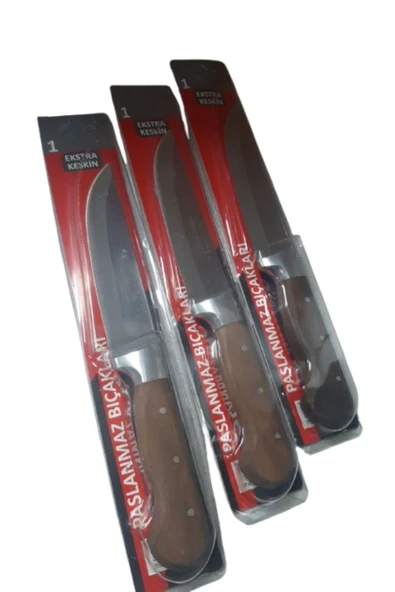 Hırdavatistan SÜRMENELİM EL DÖVMESİ EXTRA KESKİN KASAP BIÇAĞI 14,5 CM - Resim 4