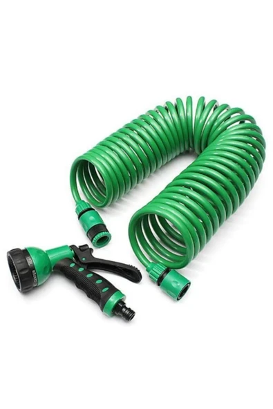 GURUR ÇELİK MEŞEM BAHÇE SULAMA HORTUM VE 8 FONKSİYON TABANCA EVA SETİ 15 METRE  (KOD: 963) - Resim 3