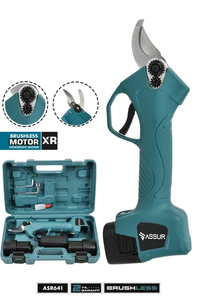 çaycup 16.8v Çift Akülü Ağaç Odun Dal Budama Kesme Makinası Şarjlı Budama Makası ürün görseli