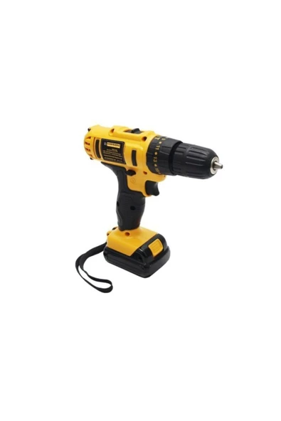 Meşem Şarjlı Darbeli Matkap Çift Akülü Vidalama Li-on 18v - Resim 2