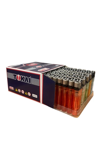 Tokai Tokaı Karışık Renkli Taşlı Çakmak 50 Adet ürün görseli 1