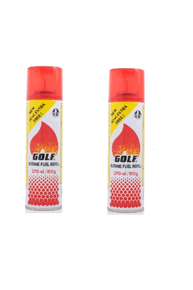 çaycup Golf Çakmak Gazı 270 ml 1x2 2 Adet ürün görseli 1