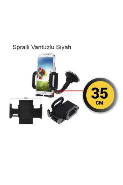 Carub Telefon Tutucu 35cm Spralli Vantuzlu Vakum BR5901951 ürün görseli 1