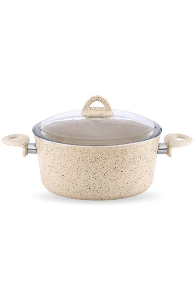 Depo Hascevher Germanıtıum 24 Cm Granit Derin Tencere - Resim 2