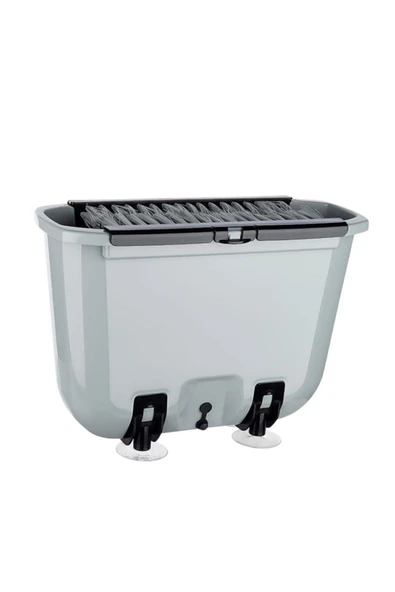 pembeinci Tabak Yıkama Fırçası Taş Gri - Resim 2