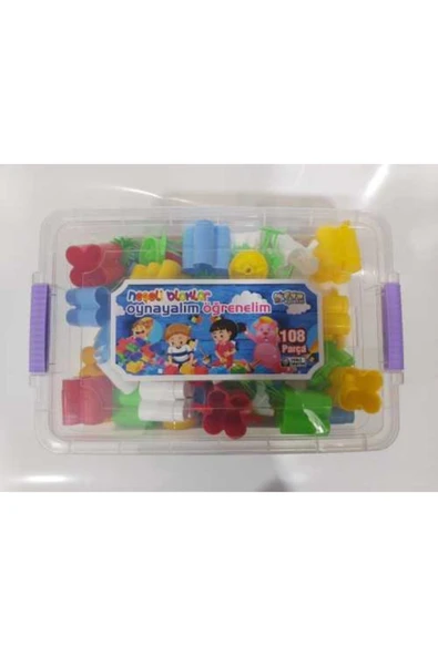 Özmiş Oyuncak Can Oyuncak 108 Parça Büyük Boy Lego ürün görseli 1