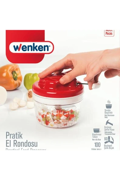 kitchenboost wenken ipli pratik el rondosu - çok amaçlı pratik rondo pembe - Resim 2