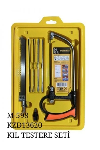 KOMODO Meşem Kıl Testere Seti 6prç / M-598 ürün görseli 1