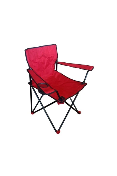 DY .001 Kırmızı Katlanabilir Kamp Koltuğu ürün görseli