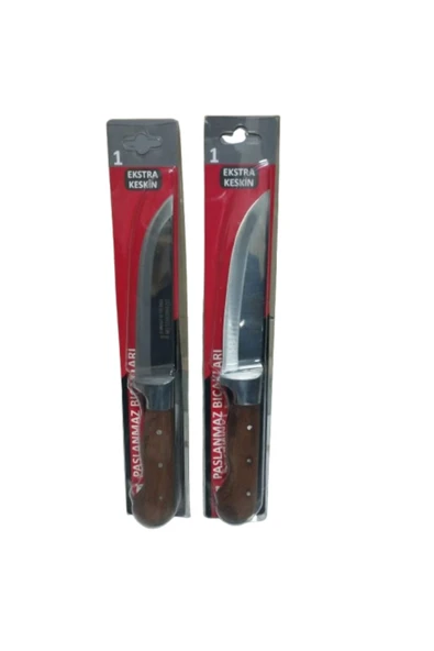 Hırdavatistan SÜRMENELİM EL DÖVMESİ EXTRA KESKİN KASAP BIÇAĞI 14,5 CM 2 ADET - Resim 3