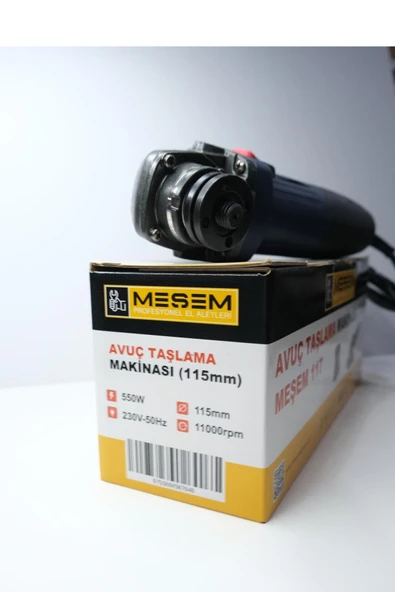 Meşem 102 DB5007B 580 W 115 mm Avuç Taşlama Makinesi ürün görseli
