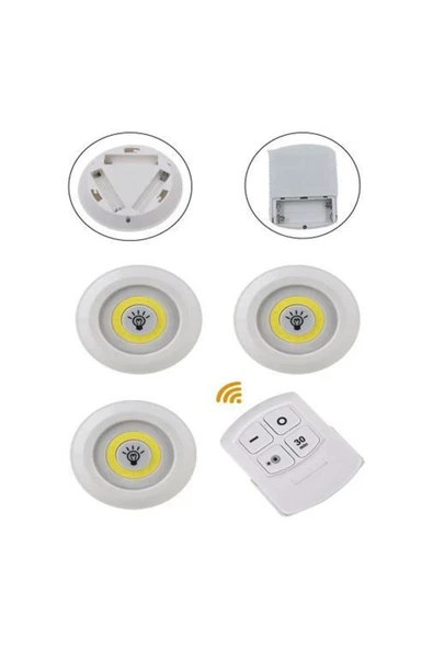 Uazaktan Kumanalı Işık Ayarlı Led Lamba - 1