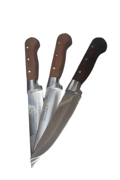 Hırdavatistan SÜRMENELİM EL DÖVMESİ EXTRA KESKİN KASAP BIÇAĞI 14,5 CM - Resim 2