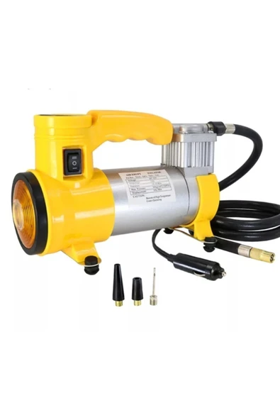 BESTKA Cyclone 35lpm 12v 150 Psı Araç Lastik Hava Kompresörü - Resim 3