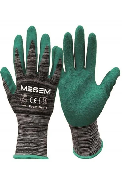 Meşem MEŞEM EL 300 SÜPER LATEX ELDİVEN YEŞİL 1/2 ürün görseli 1