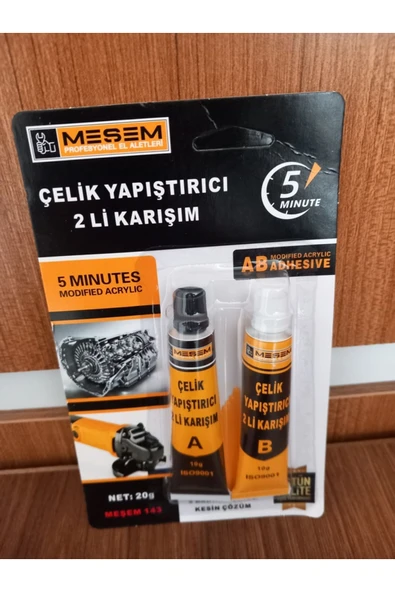 Meşem MEŞEM ÇELİK YAPIŞTIRICI 2 Lİ KARIŞIM ürün görseli 1