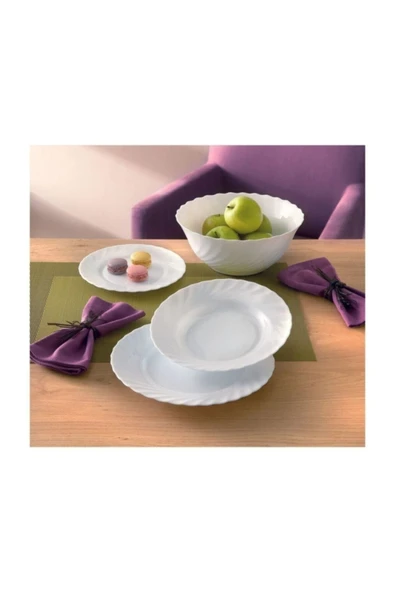 Luminarc Arcoroc Trianon 6'lı Servis Tabak 24cm - Resim 2