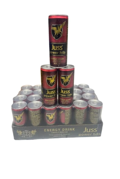 JUSS POWER HİTS ENERJİ İÇECEĞİ 250 ML 24 LÜ ürün görseli 1