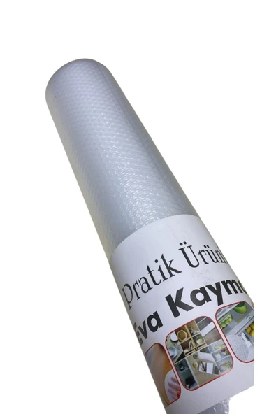 Dolapçı Eva Kaymaz 45cm x 10 Metre Şeffaf Kaymaz Raf Dolap İçi ve Çekmece İçi Örtüsü 3 adet ürün görseli 1