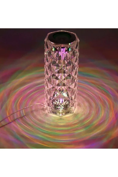 Egonex Bluetooth Ve Led Baglantılı Kristal Dekoratif Masa Lambası - Resim 2