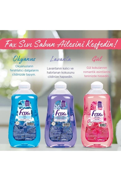 Fax Sıvı Sabun Yasemin&Lavanta 1.5lt - Resim 4