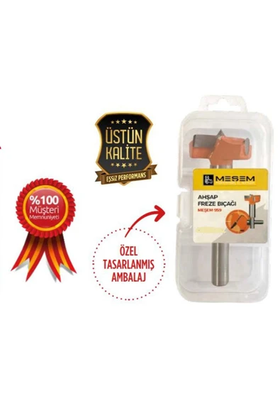 Meşem 958 Freze Bıçağı Ahşap 35 Mm - Resim 2