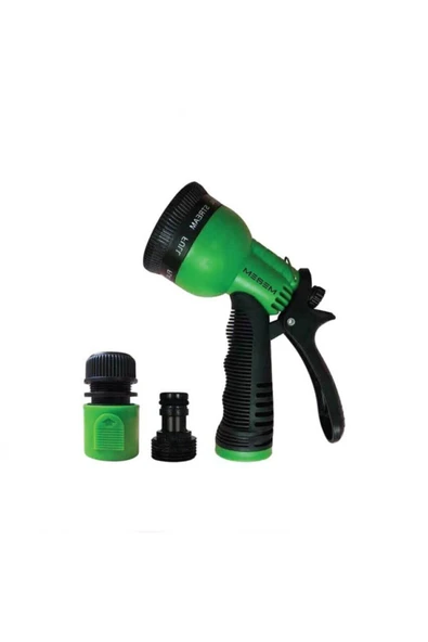 Meşem 4002 Ayarlı Su Tabancası 8 Fonksiyonlu 3 Lü Set Sulama Başlığı 1410 ürün görseli