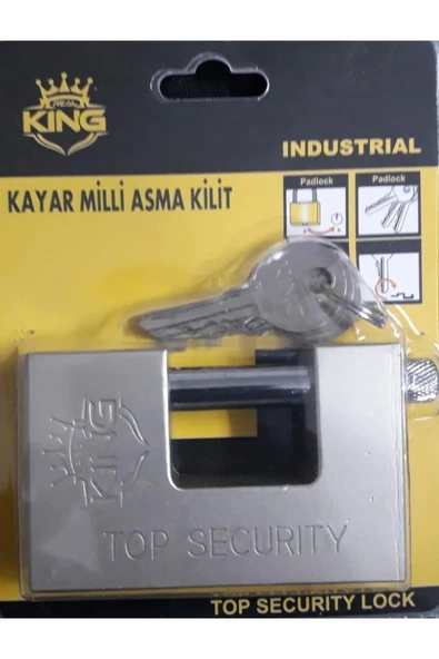 arslanhırdavat REAL KİNG ASMA KİLİT 70MM ürün görseli