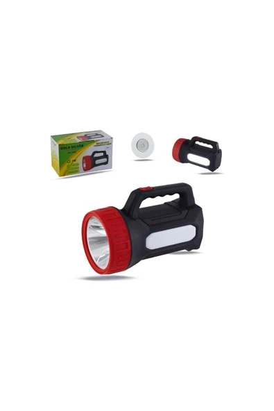 2B Otomasyon Enerji Elektrik Gold Silver Yüksek Projektör 7w Yüksek Kapasiteli El Feneri Gs-2665 ürün görseli