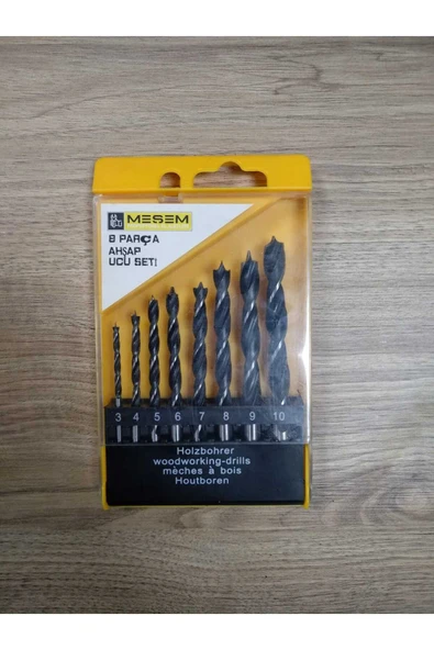 Meşem MEŞEM 8 PARÇA AHŞAP UCU SETİ ürün görseli 1