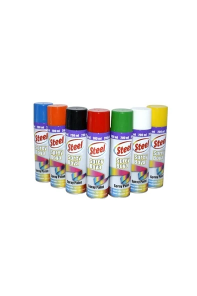 CAZİP Steel Sprey Boya Siyah 200 Ml ürün görseli