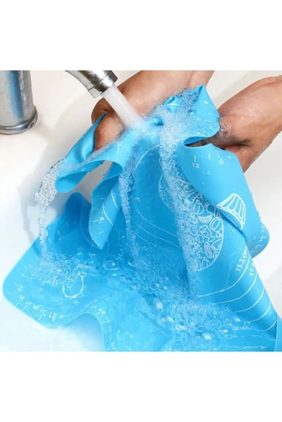 Canderel 45x65 Cm Büyük Boy Silikon Hamur Matı Silikon Hamur Açma Matı  Bpa Içermez - Resim 5