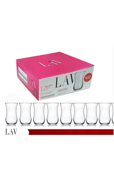 LAV Klasik Çay Bardağı 12'li 30020opt Fma04934 ürün görseli 1